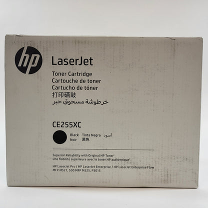 New HP CE255XC CE255XC Black Toner Cartridge