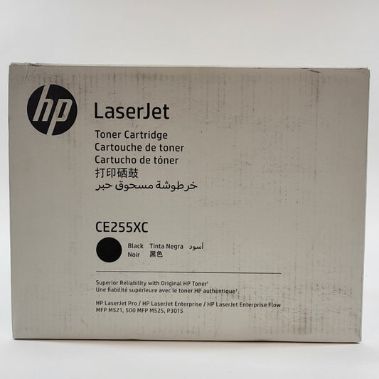 New HP CE255XC CE255XC Black Toner Cartridge