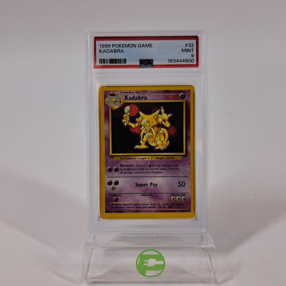 Pokémon TCG Base Set Kadabra 32/102 Regular English PSA 9 Mint