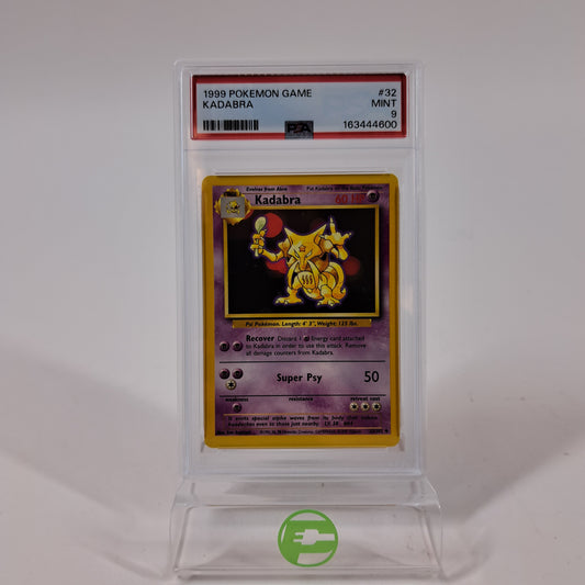 Pokémon TCG Base Set Kadabra 32/102 Regular English PSA 9 Mint