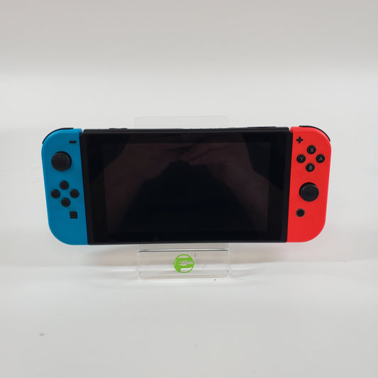 Nintendo Switch v1 Video Game Console HAC-001(-01)  Red/Blue