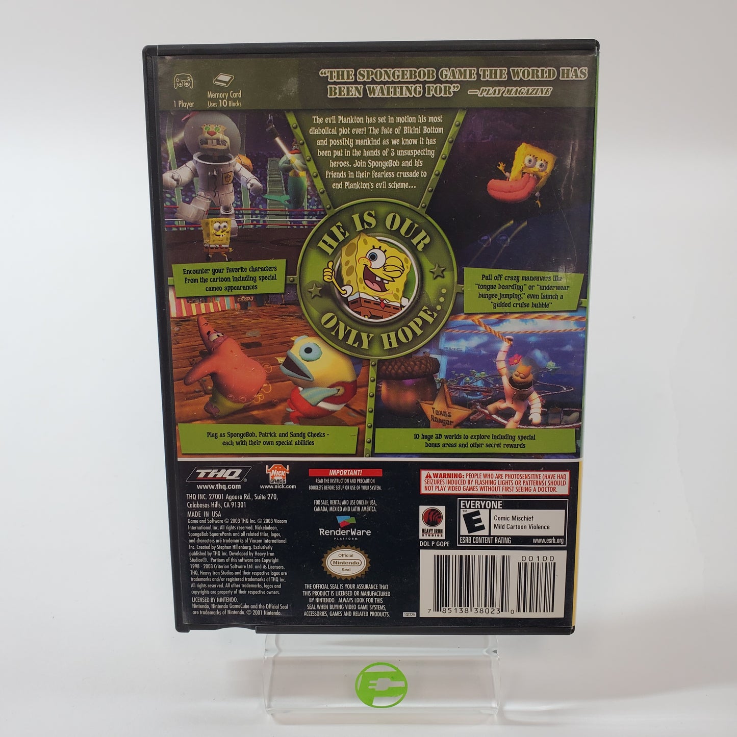 SpongeBob SquarePants Battle for Bikini Bottom (Nintendo GameCube, 2003)