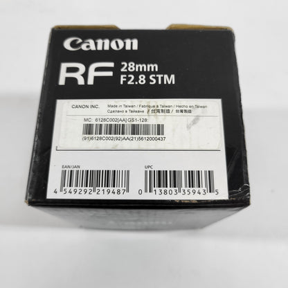 Canon RF 28mm f/2.8 28mm f/2.8