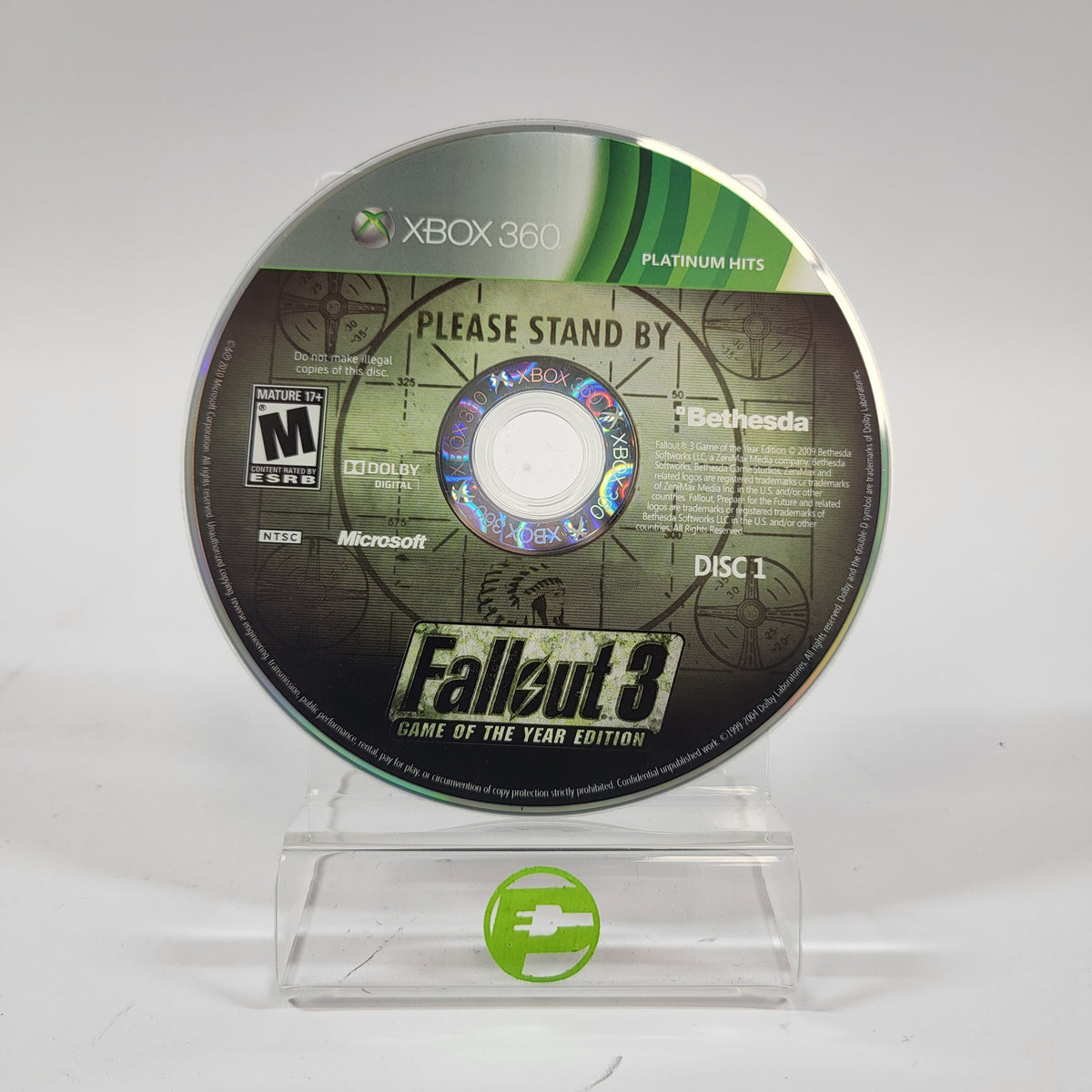 Fallout 3 [Game of the Year Platinum Hits] (Microsoft Xbox 360, 2008)