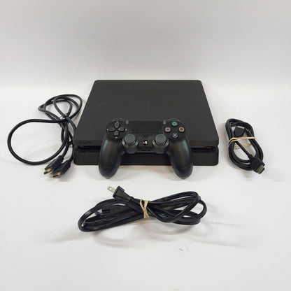 Sony PlayStation 4 Slim PS4 500GB Black Console Gaming System CUH-2215A No Box
