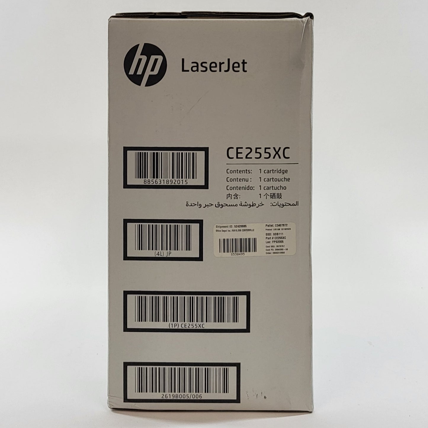 New HP CE255XC CE255XC Black Toner Cartridge