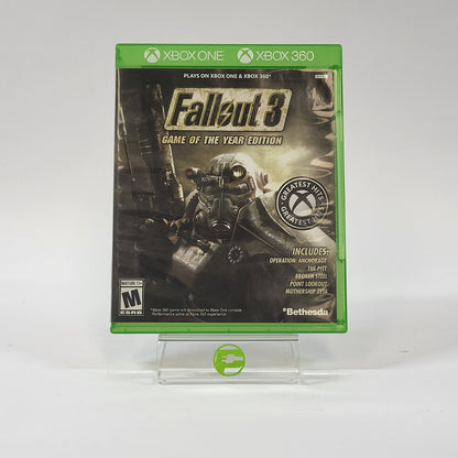 Fallout 3 [Game of the Year Platinum Hits] (Microsoft Xbox One, 2009)
