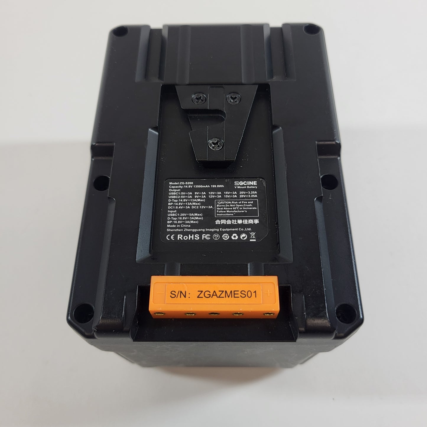 ZGCINE ZG-S200 Battery V-MOUNT