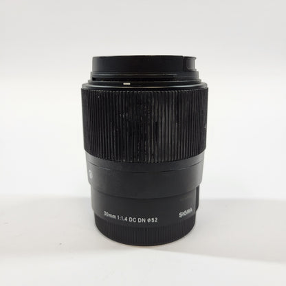 Sigma DC DN 30mm f/1.4 For Sony E-Mount Auto & Manual Lens