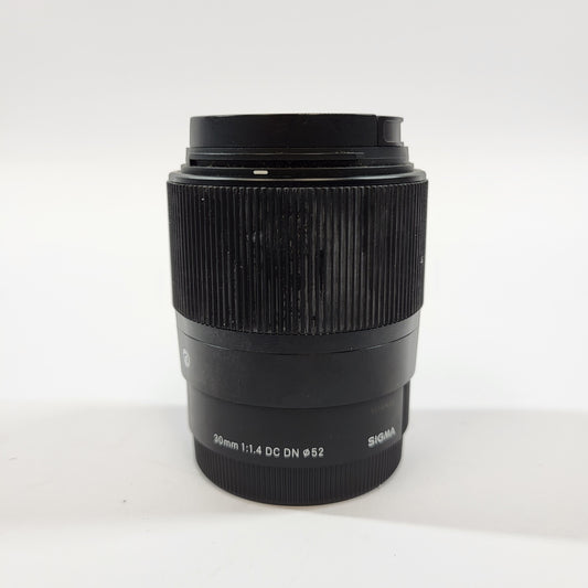 Sigma DC DN 30mm f/1.4 For Sony E-Mount Auto & Manual Lens