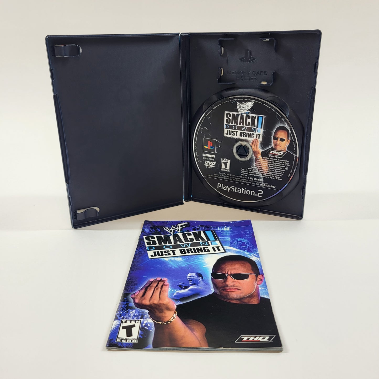 WWF Smackdown Just Bring It (Sony PlayStation 2 PS2, 2001)