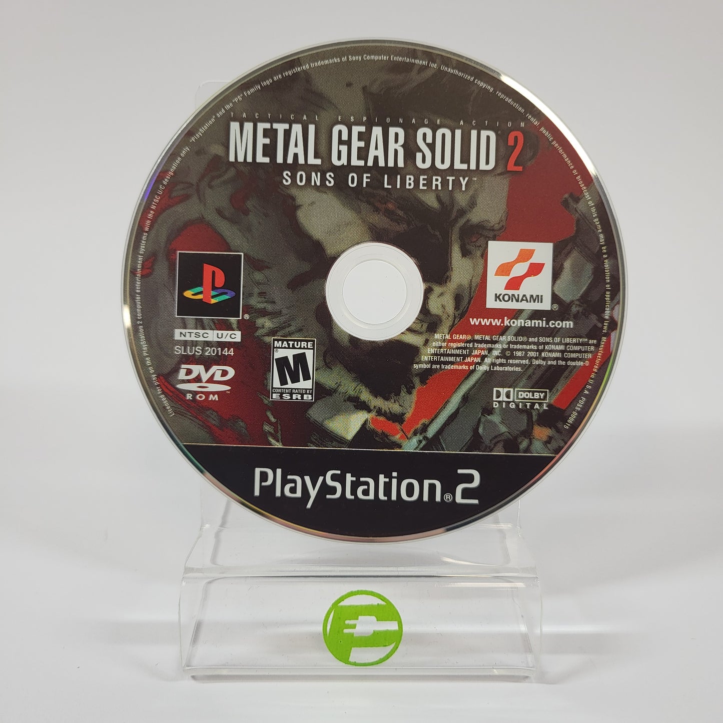 Metal Gear Solid 2 (Sony PlayStation 2 PS2, 2001)