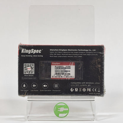 New KingSpec 2280mm M.2 NGFF 512GB eSATA III 6Gbps Laptop/Notebook SSD NT-512