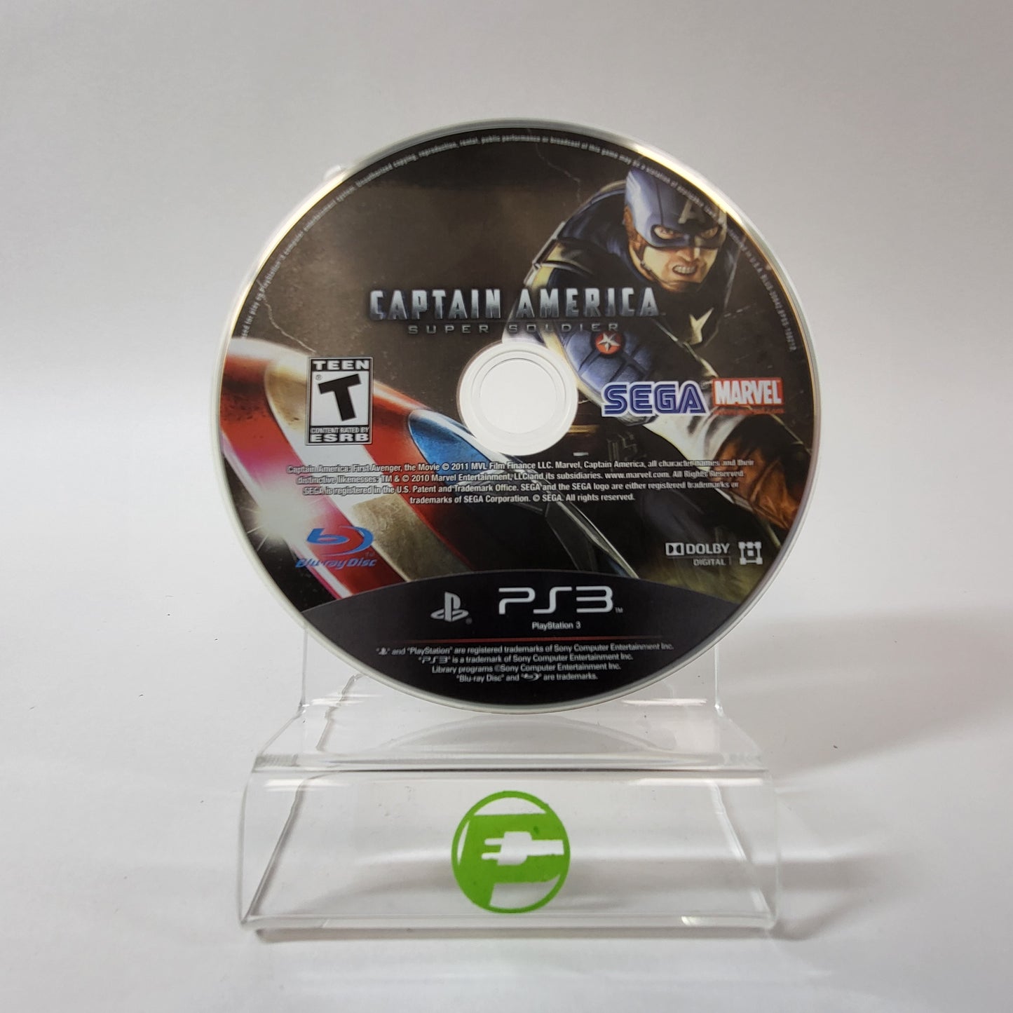 Captain America: Super Soldier (Sony PlayStation 3 PS3, 2011)