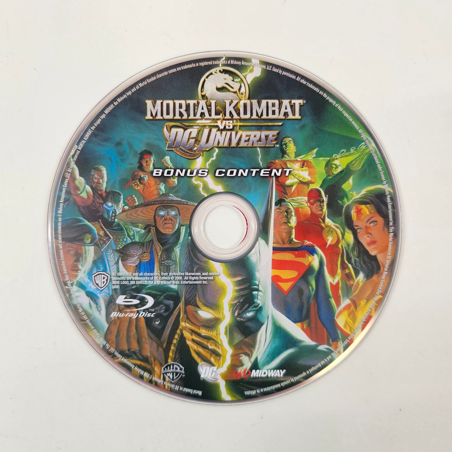 Mortal Kombat vs. DC Universe [Kollector's Edition] (Sony PS3, 2008) Discs Only