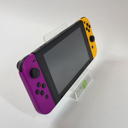 Nintendo Switch v1 Console Gaming System HAC-001 Purple/Orange  256GB SD Card