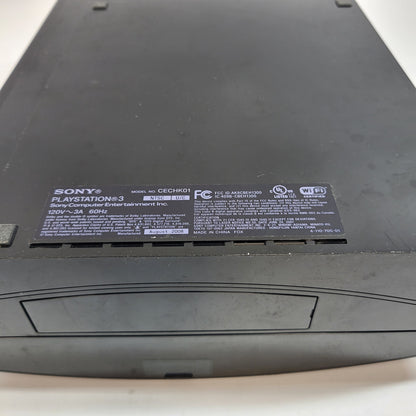 Sony PlayStation 3 Fat PS3 80GB Black Console Gaming System CECHK01