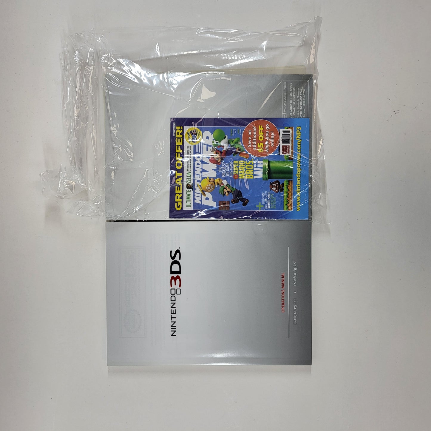 Nintendo 3DS Handheld Game Console CTR-001 Metallic Red