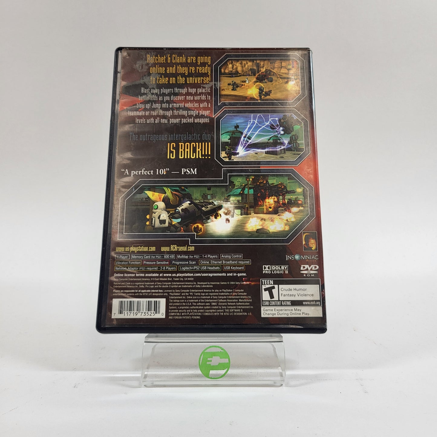 Ratchet & Clank Up Your Arsenal (Sony PlayStation 2 PS2, 2004)