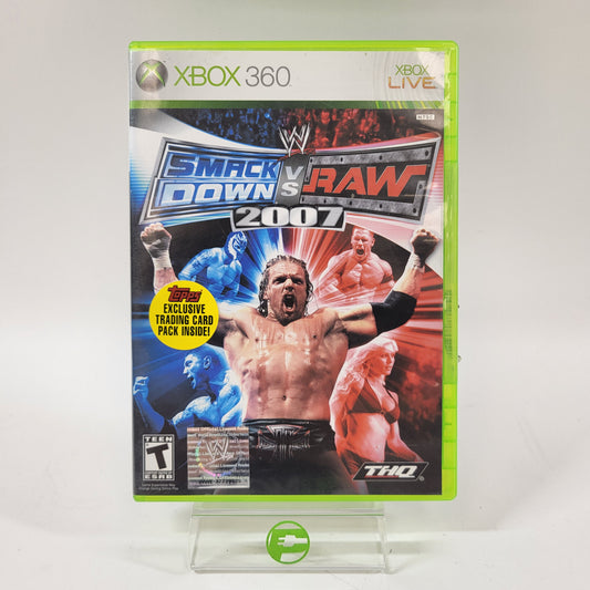 WWE Smackdown vs. Raw 2007 (Microsoft Xbox 360, 2006)