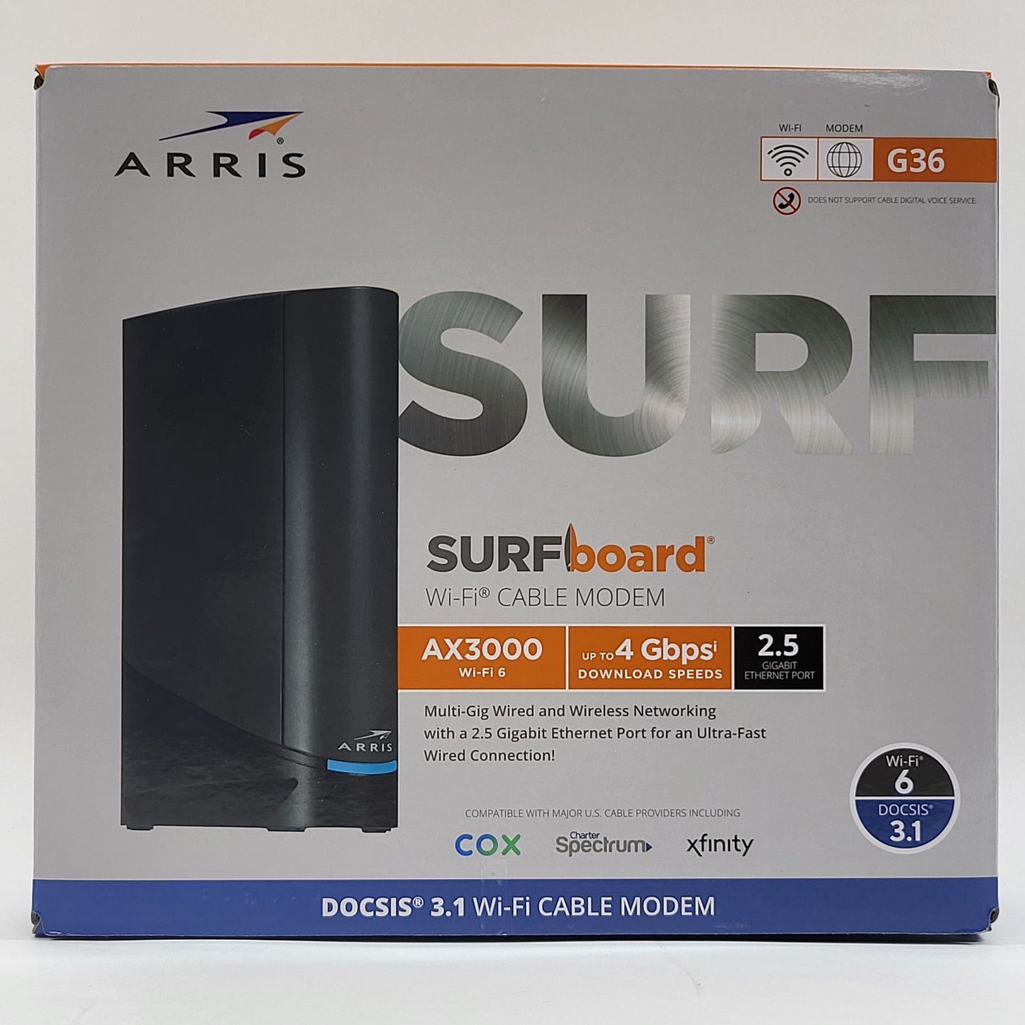 ARRIS Surfboard G36 WiFi 6 1001370 Cable Modem