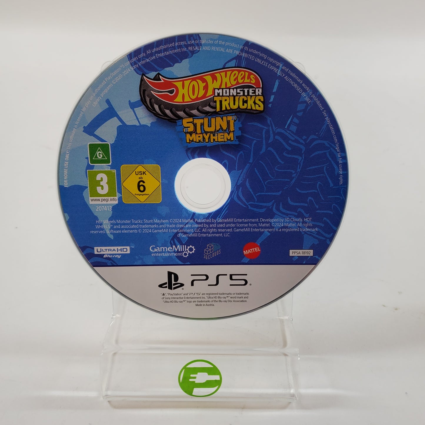 Hot Wheels Monster Trucks: Stunt Mayhem PlayStation 5 PS5 2024 PAL Disc Only