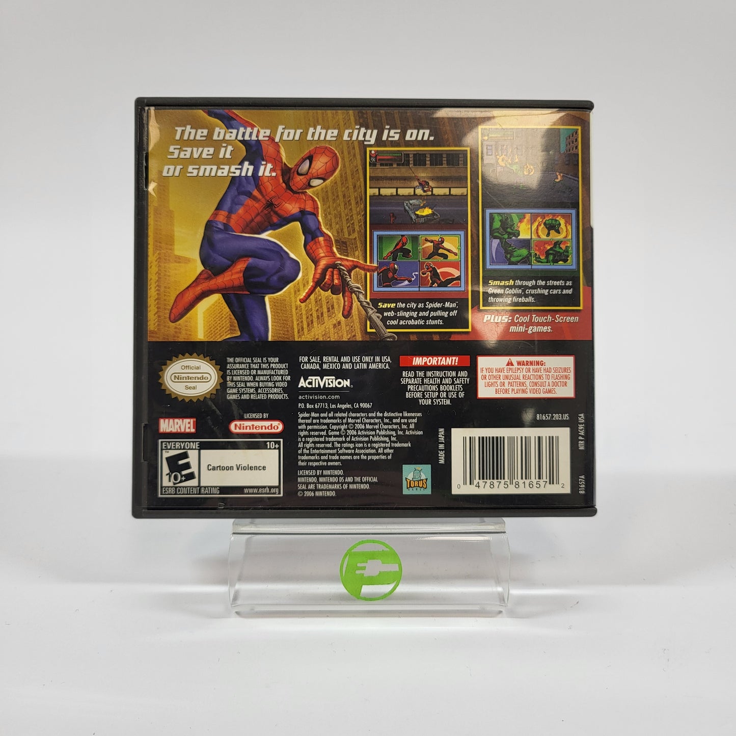Spiderman Battle for New York (Nintendo DS, 2006)