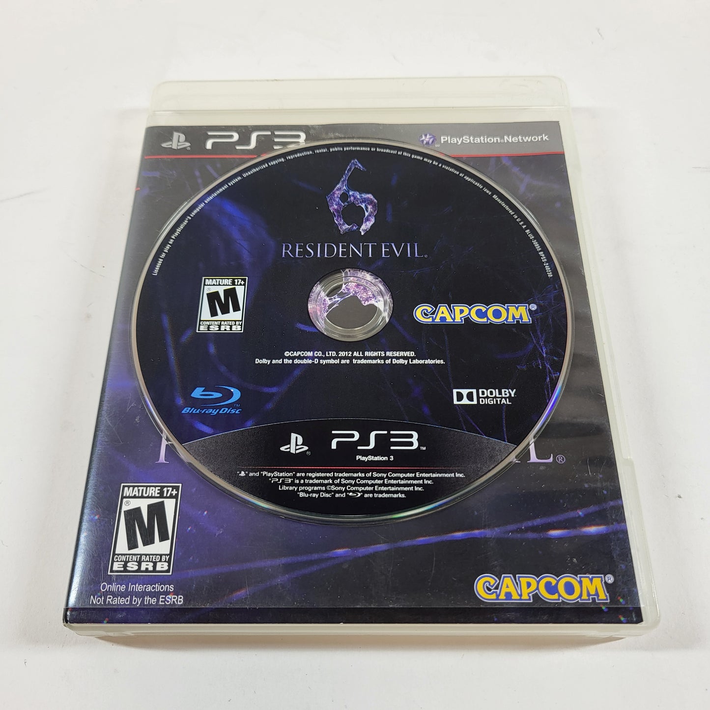 Resident Evil 6 (Sony PlayStation 3 PS3, 2012)