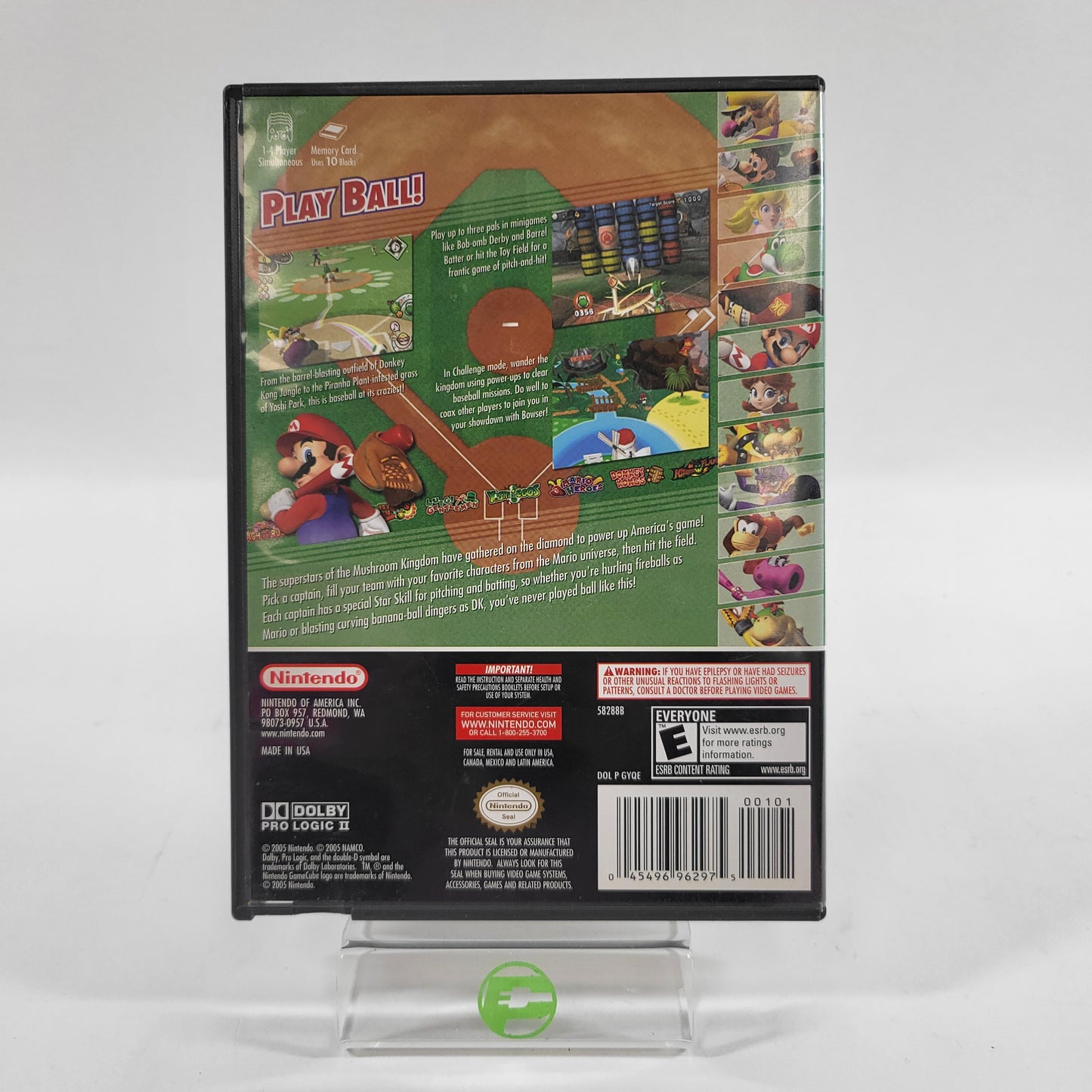 Mario Superstar Baseball (Nintendo GameCube, 2005)