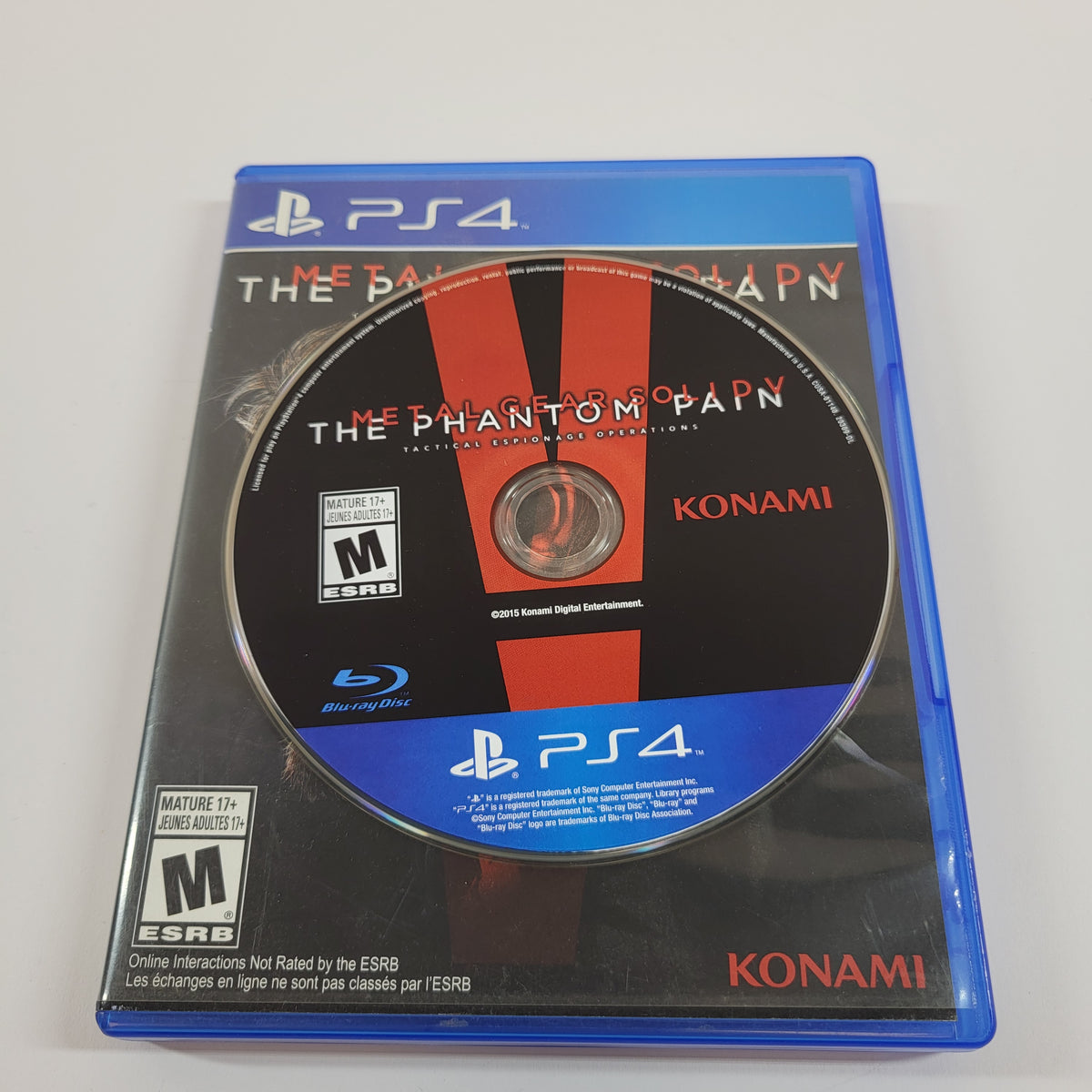 Metal Gear Solid V: The Phantom Pain (Sony PlayStation 4 PS4, 2015)