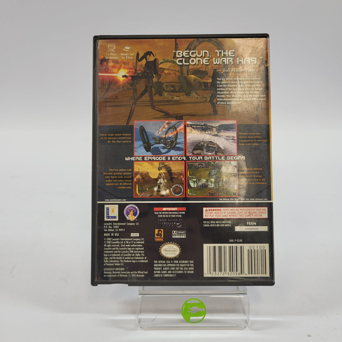 Star Wars Clone Wars (Nintendo GameCube, 2002)