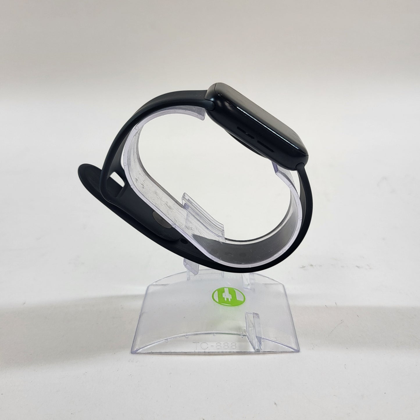 GPS Only Apple Watch SE 2nd Gen 44MM Midnight Aluminum Anchor Blue Sport Band