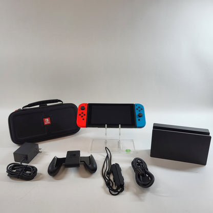 Nintendo Switch v2 Video Game Console HAC-001(-01)  Red/Blue