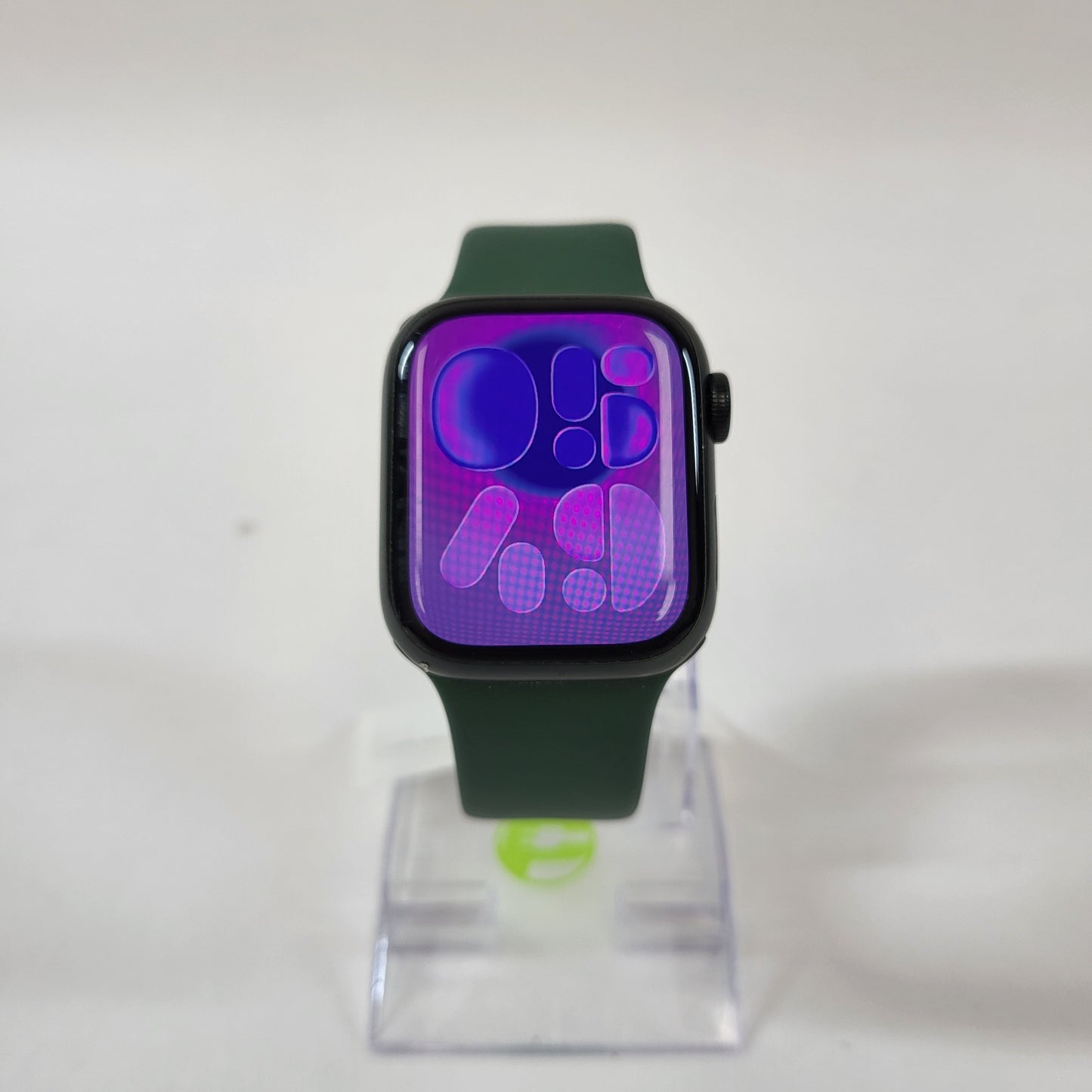 Factory Unlocked Apple Watch Series 7 41MM Green Aluminum Green Sport Band