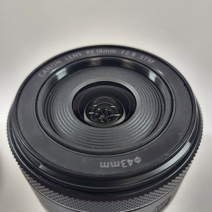 Canon RF Wide Angle 16mm f/2.8 STM Fixed/Prime Lens