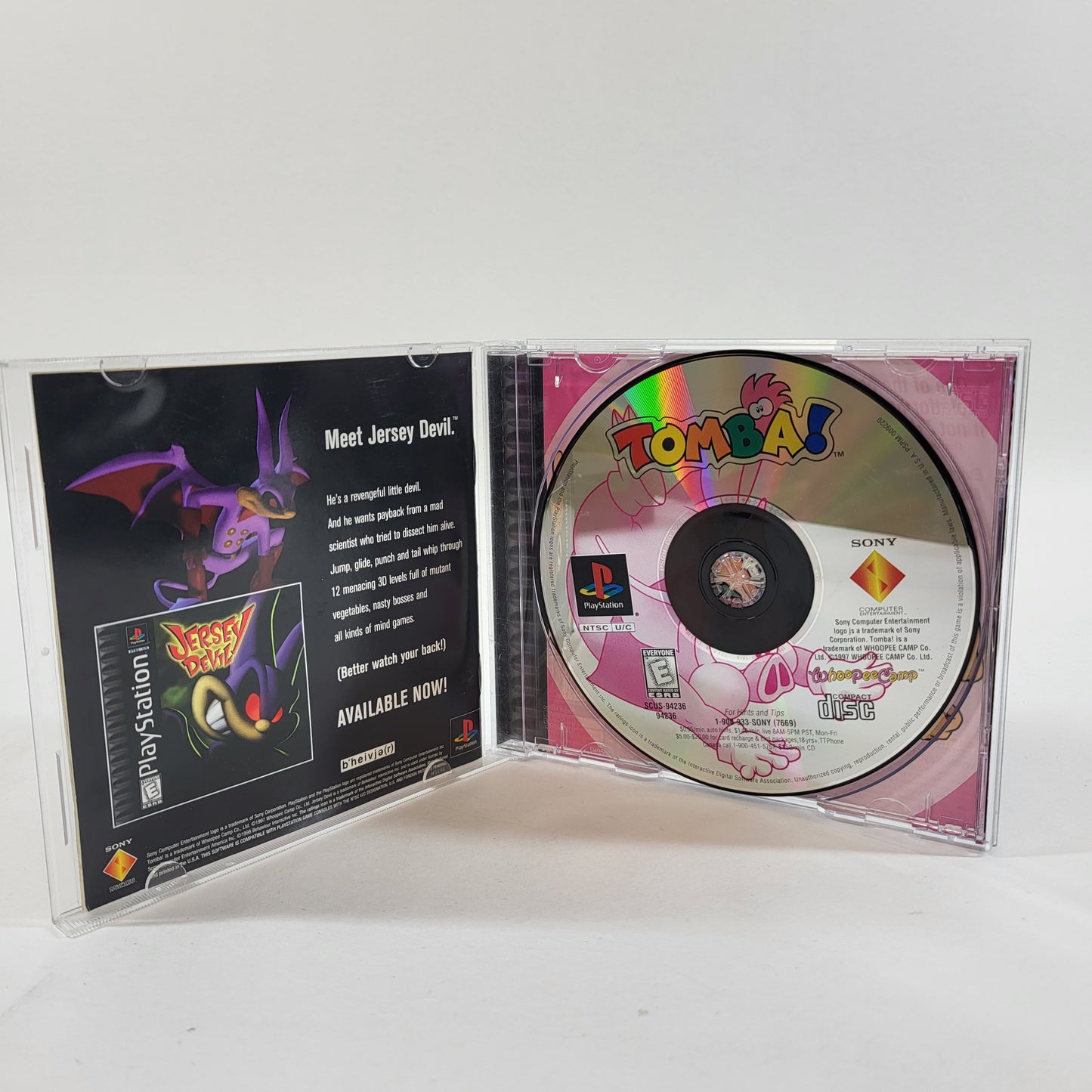 Tomba (Sony PlayStation 1 PS1, 1998)