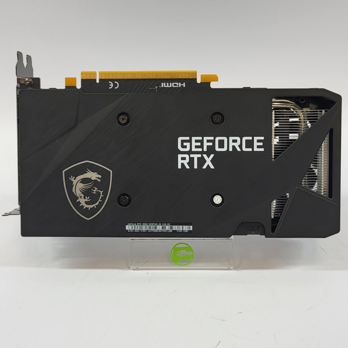 MSI GeForce RTX 3060 Ventus 2X OC 12GB GDDR6 Graphics Card 912-V397-039