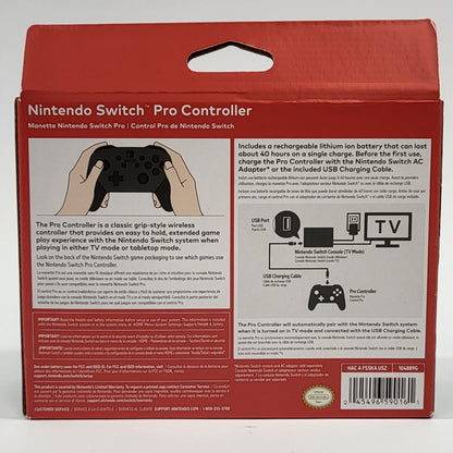 New Nintendo Switch Pro Controller HAC-013 Black