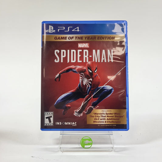 Marvel Spiderman [Game of the Year] (Sony PlayStation 4 PS4, 2018)