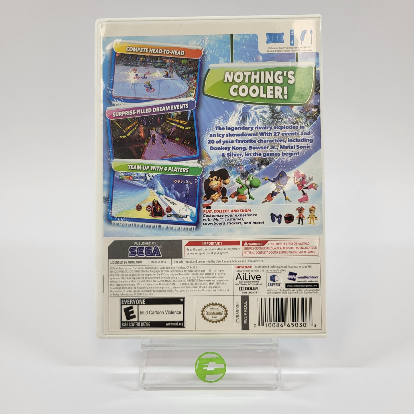 Mario and Sonic at the Olympic Winter Games (Nintendo Wii, 2009)