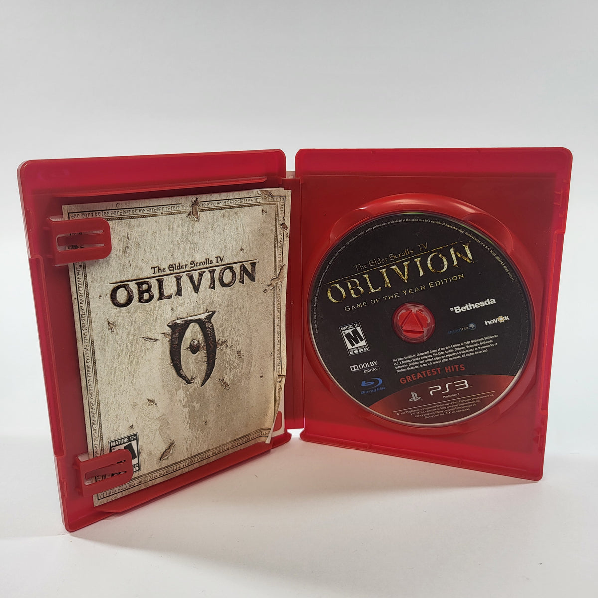 Elder Scrolls IV Oblivion Game of the Year [Greatest Hits] (Sony PlayStation 3 PS3, 2007)