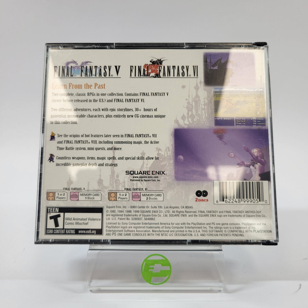 Final Fantasy Anthology (Sony PlayStation 1 PS1, 1999)