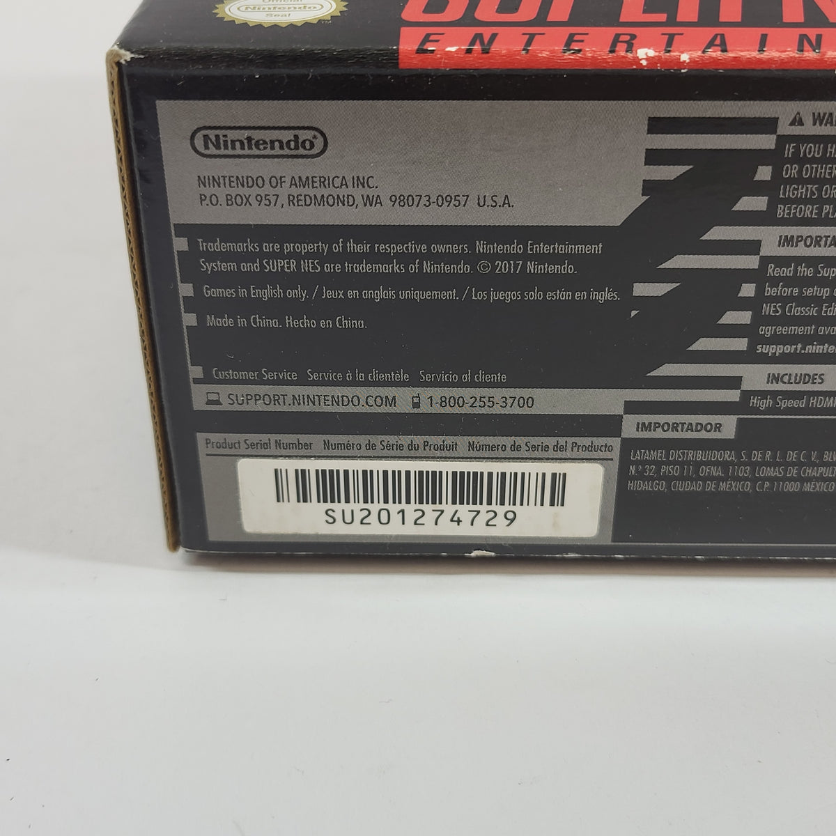 Nintendo SNES Classic Edition Console Gaming System CLV-201 Gray