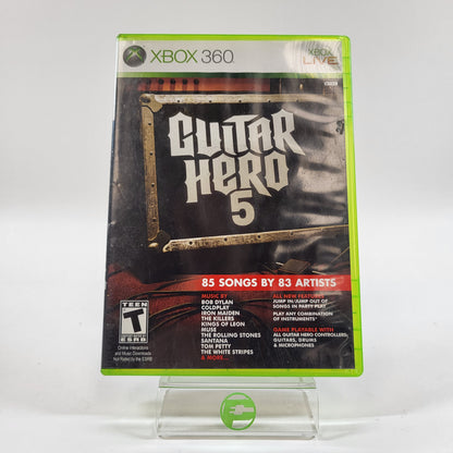 Guitar Hero 5 (Microsoft Xbox 360, 2009)