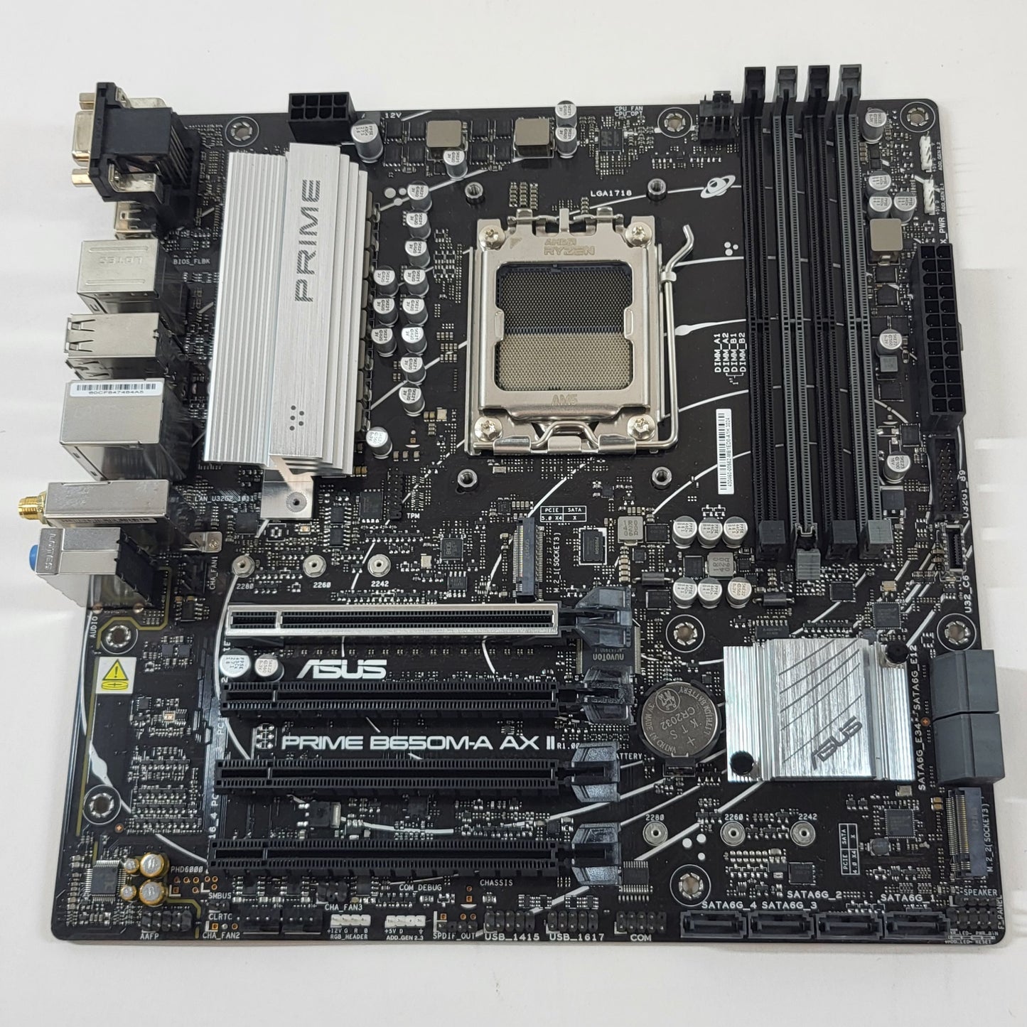 Asus Prime B650M-A AX II AM5 microATX AMD DDR5 Motherboard