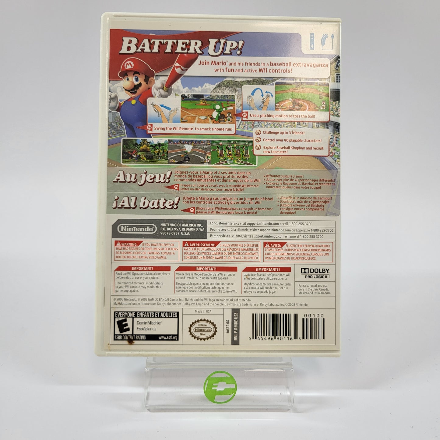 Mario Super Sluggers (Nintendo Wii, 2008)