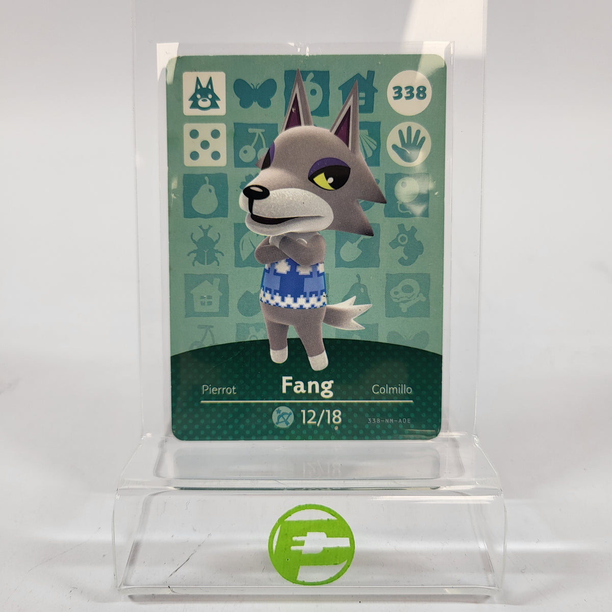 Nintendo Fang Animal Crossing amiibo Card 12/18