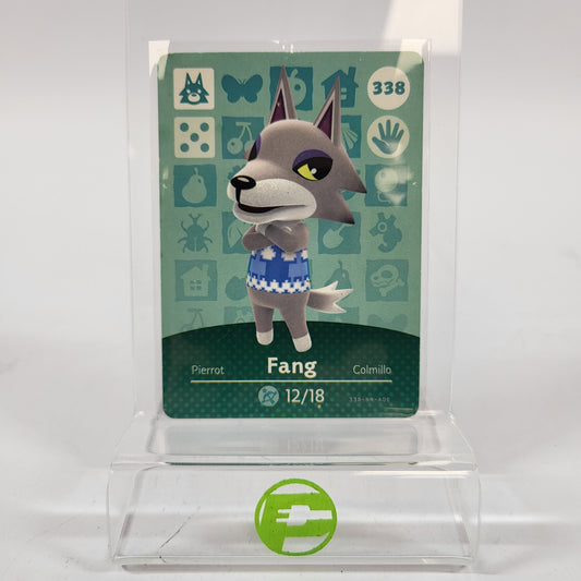 Nintendo Fang Animal Crossing amiibo Card 12/18