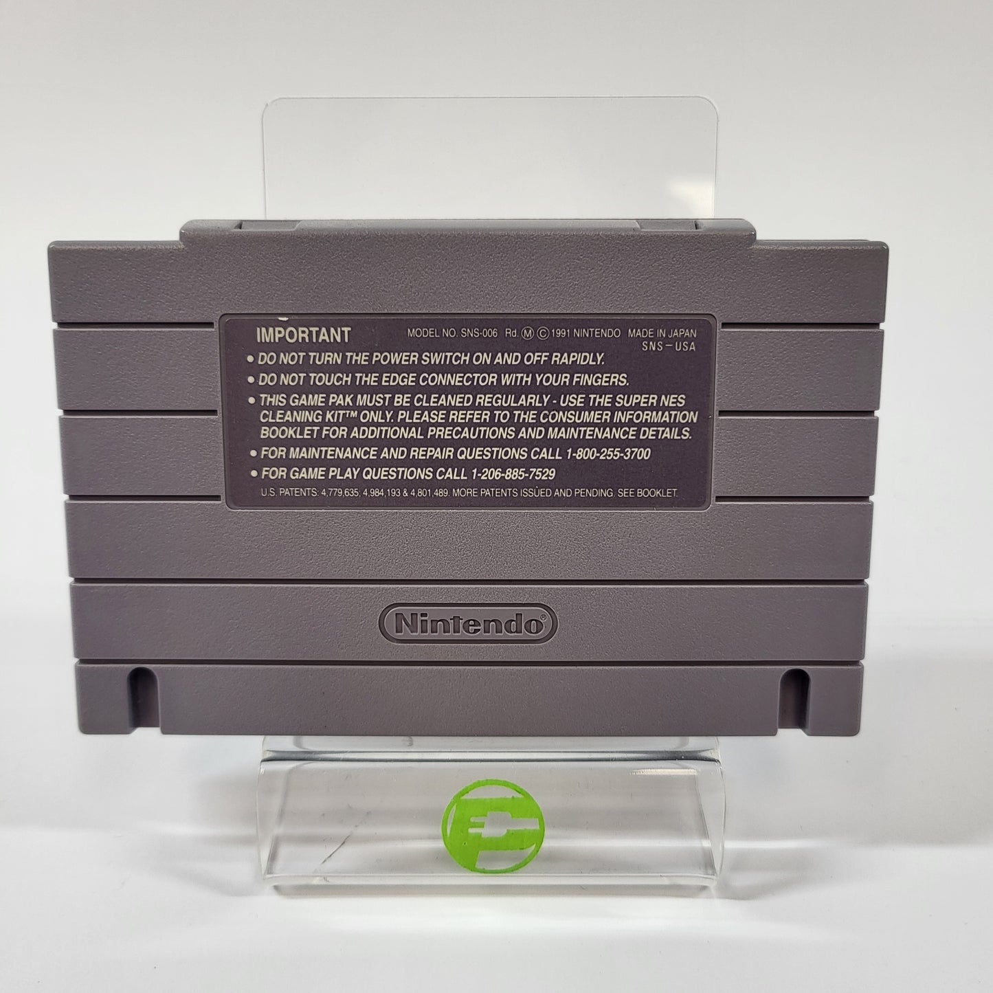 F-Zero (Super Nintendo SNES, 1991) Cartridge Only