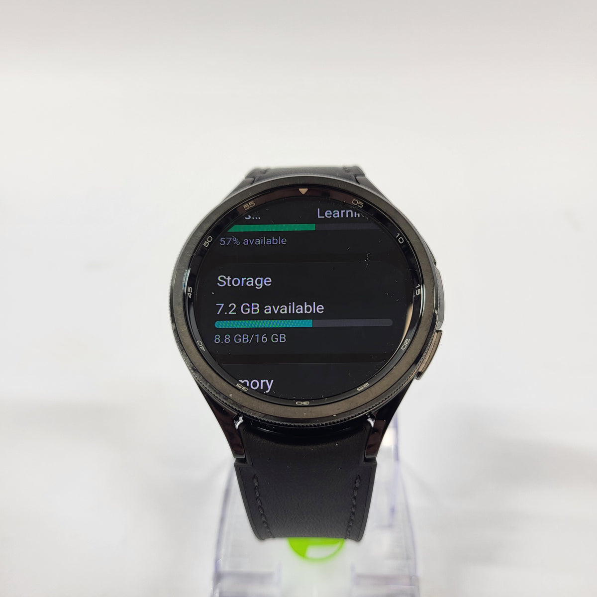 GPS Only Samsung Galaxy Watch6 Classic Aluminum Smartwatch SM-R965U